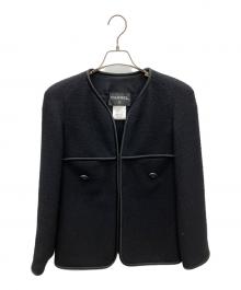 CHANEL（シャネル）の古着「ツイードジャケット」｜ブラック