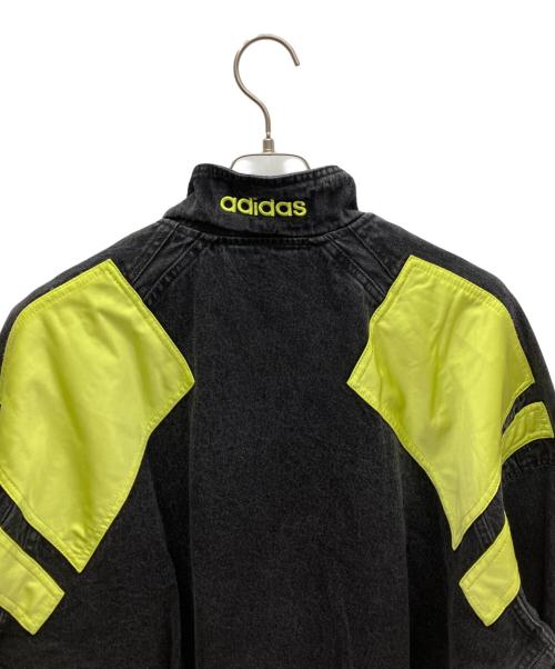 adidas（アディダス）adidas (アディダス) Adilenium シーズン 2 モトデニムジャケット ブラック×イエロー サイズ:Lの古着・服飾アイテム