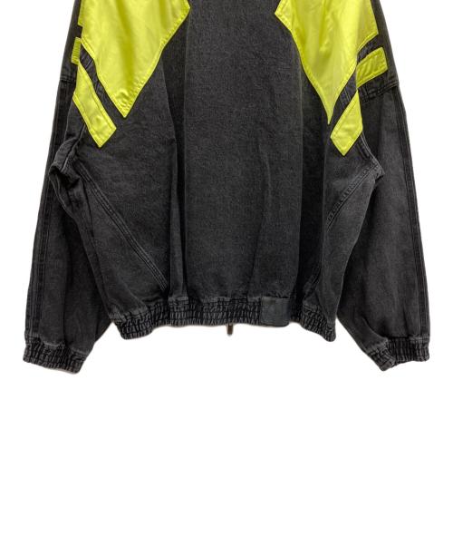 adidas（アディダス）adidas (アディダス) Adilenium シーズン 2 モトデニムジャケット ブラック×イエロー サイズ:Lの古着・服飾アイテム