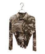 PLEATS PLEASEプリーツプリーズ）の古着「長袖シャツ」｜カーキ