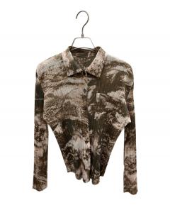 中古・古着通販】ISSEY MIYAKE (イッセイミヤケ) ベスト ブルー