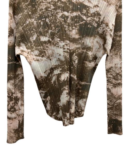 PLEATS PLEASE（プリーツプリーズ）PLEATS PLEASE (プリーツプリーズ) 長袖シャツ カーキ サイズ:SIZE 3の古着・服飾アイテム