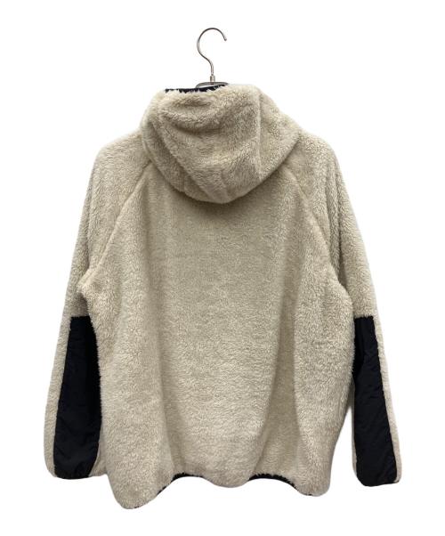 KAVU（カブー）KAVU (カブー) ファージャケット ホワイト×ネイビー サイズ:Ｌの古着・服飾アイテム