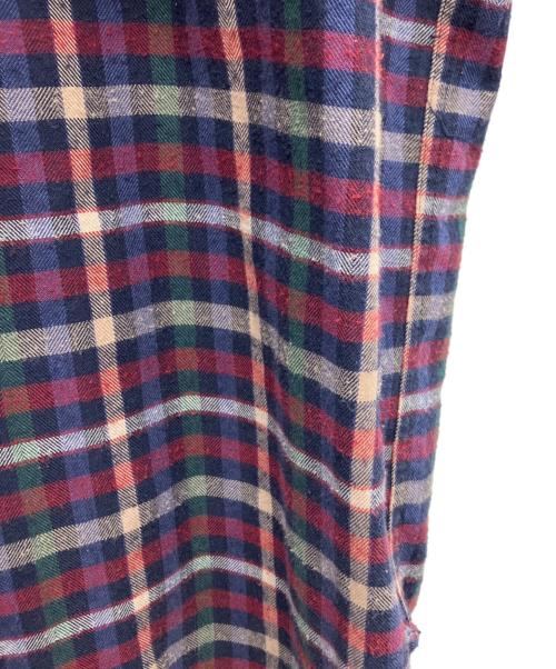 L.L.Bean（エルエルビーン）L.L.Bean (エルエルビーン) 長袖シャツ レッド×ネイビー サイズ:Mの古着・服飾アイテム