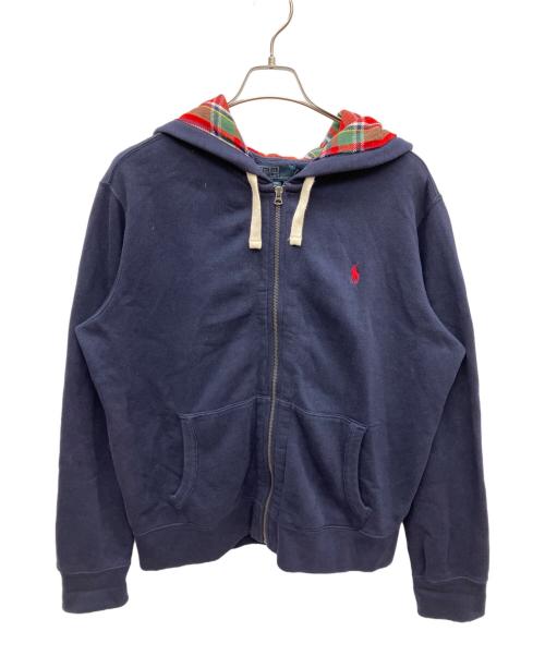 POLO RALPH LAUREN（ポロ・ラルフローレン）POLO RALPH LAUREN (ポロ・ラルフローレン) ジップパーカー ネイビー サイズ:XLの古着・服飾アイテム