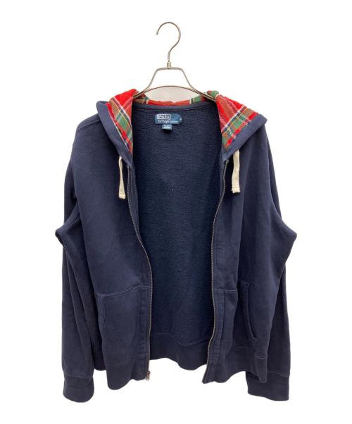 POLO RALPH LAUREN（ポロ・ラルフローレン）POLO RALPH LAUREN (ポロ・ラルフローレン) ジップパーカー ネイビー サイズ:XLの古着・服飾アイテム