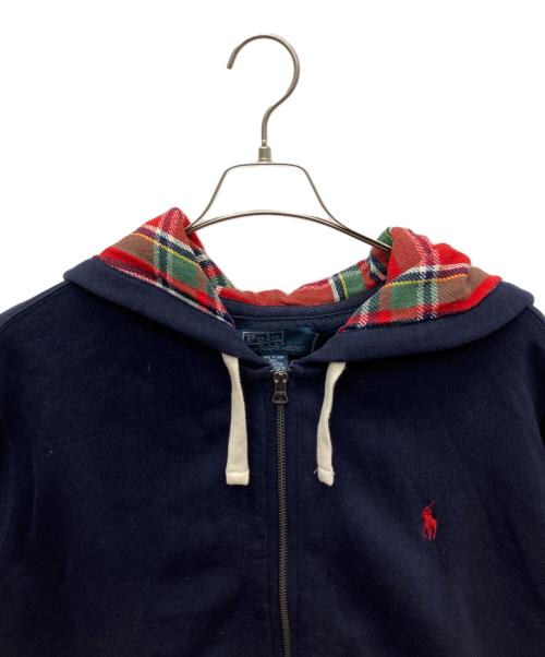 POLO RALPH LAUREN（ポロ・ラルフローレン）POLO RALPH LAUREN (ポロ・ラルフローレン) ジップパーカー ネイビー サイズ:XLの古着・服飾アイテム