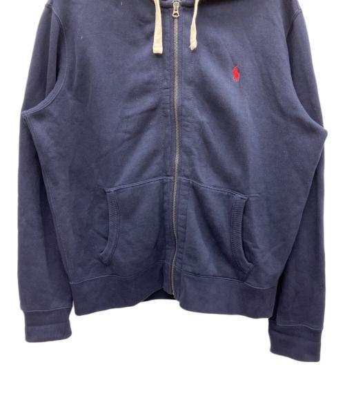 POLO RALPH LAUREN（ポロ・ラルフローレン）POLO RALPH LAUREN (ポロ・ラルフローレン) ジップパーカー ネイビー サイズ:XLの古着・服飾アイテム