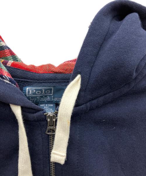 POLO RALPH LAUREN（ポロ・ラルフローレン）POLO RALPH LAUREN (ポロ・ラルフローレン) ジップパーカー ネイビー サイズ:XLの古着・服飾アイテム