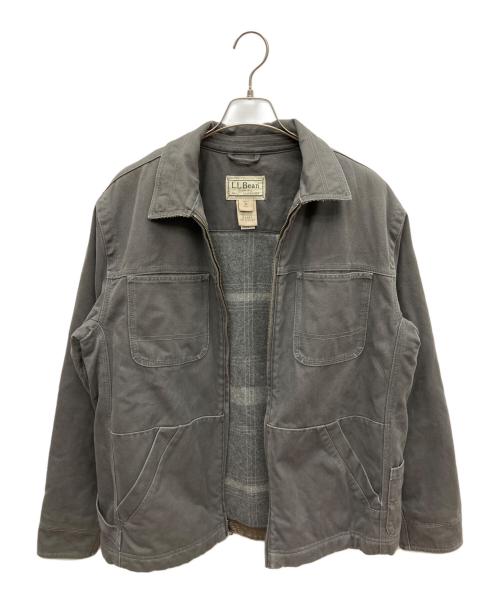 L.L.Bean（エルエルビーン）L.L.Bean (エルエルビーン) コットンワークジャケット グレー サイズ:Mの古着・服飾アイテム