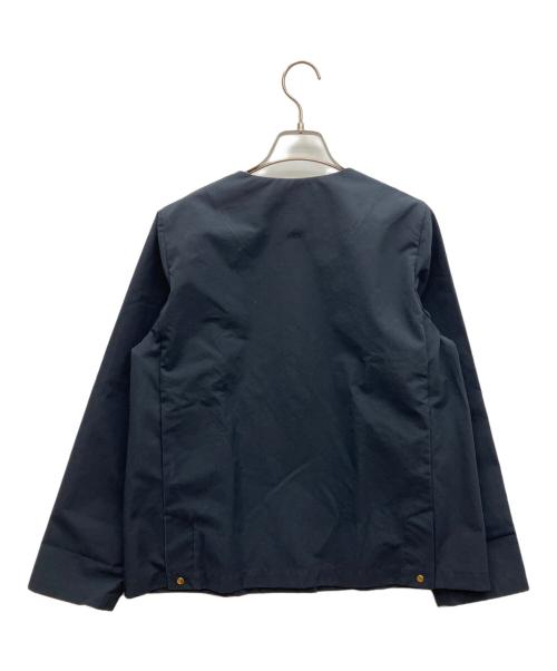 Traditional Weatherwear（トラディショナルウェザーウェア）Traditional Weatherwear (トラディショナルウェザーウェア) ノーカラージャケット ネイビー サイズ:36の古着・服飾アイテム
