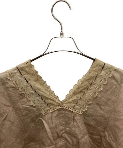 tricot COMME des GARCONS（トリココムデギャルソン）tricot COMME des GARCONS (トリココムデギャルソン) 半袖ブラウス カーキ サイズ:Sの古着・服飾アイテム