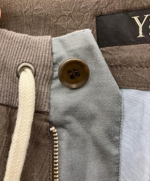 Y's（ワイズ）Y's (ワイズ) サルエルパンツ グレー×ブラウン サイズ:1の古着・服飾アイテム