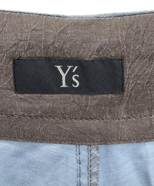Y's（ワイズ）Y's (ワイズ) サルエルパンツ グレー×ブラウン サイズ:1の古着・服飾アイテム