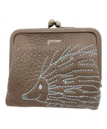 genten×Lisa Larson（ゲンテン×リサラーソン）の古着「2つ折り財布」｜ブラウン