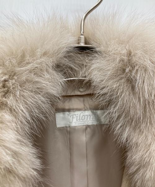 Filomo（フィローモ）Filomo (フィローモ) カシミヤコート ベージュ サイズ:9の古着・服飾アイテム