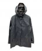 BURBERRY GOLFバーバリーゴルフ）の古着「フーデッドコート」｜ブラック