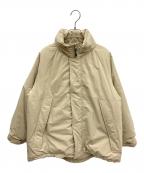 SLOBE IENAスローブ イエナ）の古着「ポリエステルタッサー中綿モンスターパーカーブルゾン」｜ベージュ