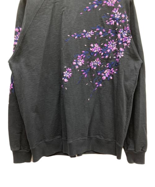 花旅楽団（ハナタビガクダン）花旅楽団 (ハナタビガクダン) ブルゾン ブラック サイズ:XLの古着・服飾アイテム