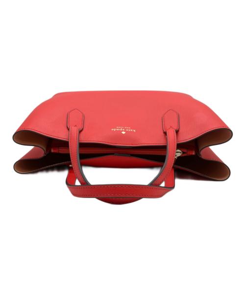 Kate Spade（ケイトスペード）Kate Spade (ケイトスペード) 2WAYショルダーバッグ レッドの古着・服飾アイテム