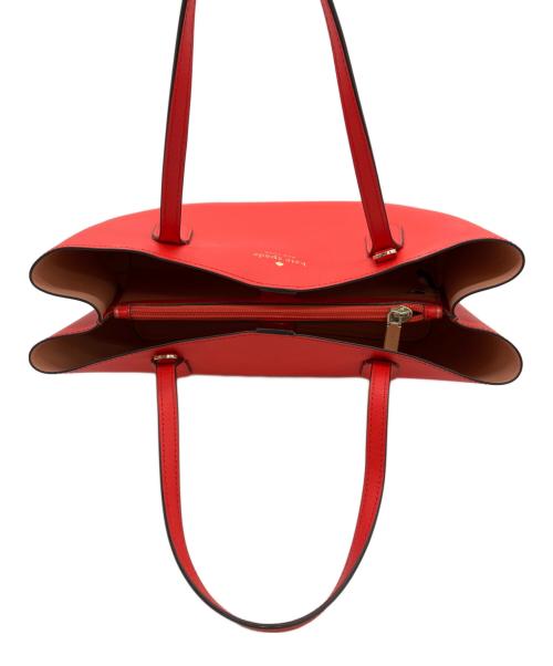 Kate Spade（ケイトスペード）Kate Spade (ケイトスペード) 2WAYショルダーバッグ レッドの古着・服飾アイテム