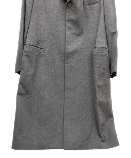 VERSACE CLASSIC（ヴェルサーチクラシック）VERSACE CLASSIC (ヴェルサーチクラシック) 比翼ロングコート グレー サイズ:56の古着・服飾アイテム