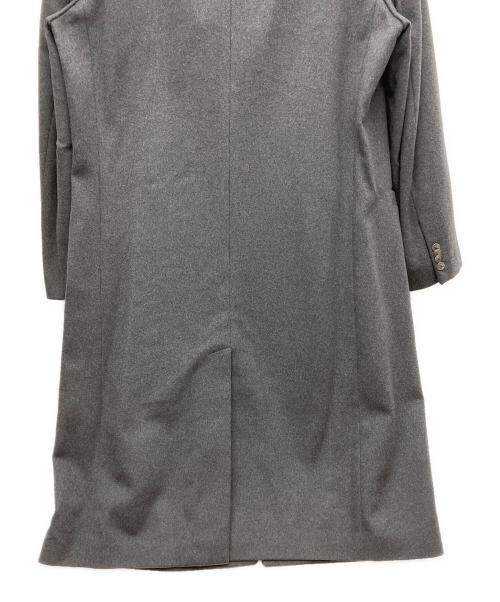 VERSACE CLASSIC（ヴェルサーチクラシック）VERSACE CLASSIC (ヴェルサーチクラシック) 比翼ロングコート グレー サイズ:56の古着・服飾アイテム