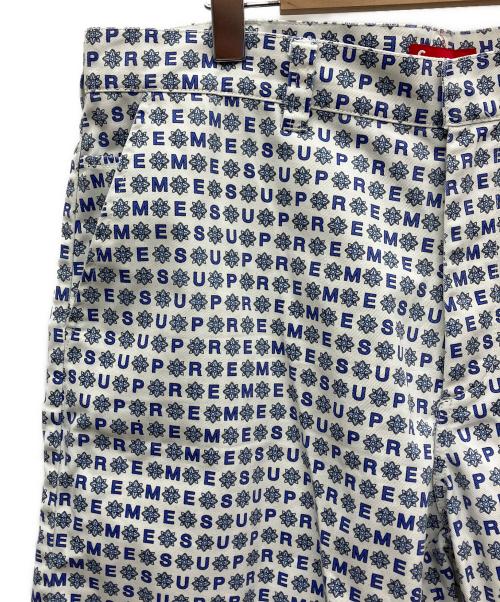 SUPREME（シュプリーム）SUPREME (シュプリーム) ハーフパンツ ブルー×ホワイト サイズ:36の古着・服飾アイテム