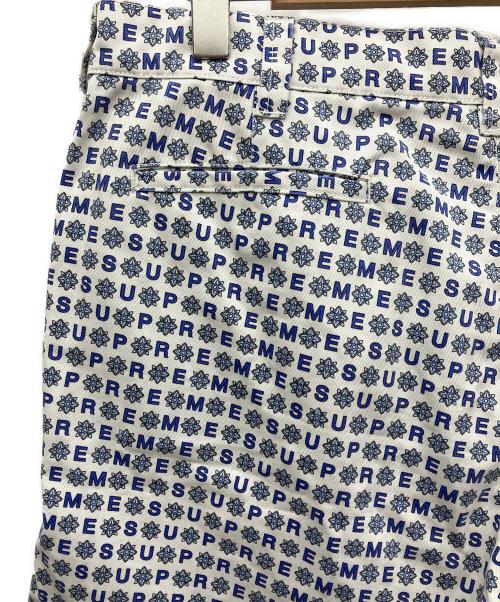 SUPREME（シュプリーム）SUPREME (シュプリーム) ハーフパンツ ブルー×ホワイト サイズ:36の古着・服飾アイテム