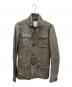 DIESEL（ディーゼル）の古着「ラムレザージャケット」｜グレー