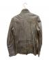 DIESEL (ディーゼル) ラムレザージャケット グレー サイズ:S：8000円