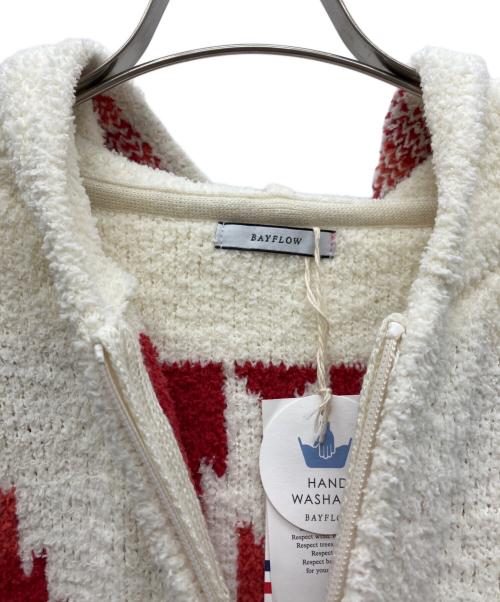 BAYFLOW（ベイフロー）BAYFLOW (ベイフロー) シャギーパーカー アイボリー サイズ:1 未使用品の古着・服飾アイテム
