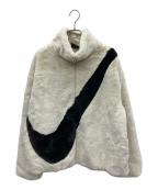 NIKEナイキ）の古着「ビッグスウェッシュジャケット」｜ホワイト