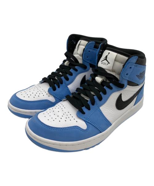 NIKE（ナイキ）NIKE (ナイキ) AIR JORDAN 1 HIGH GOLF BLUE ホワイト×ブルー サイズ:26cmの古着・服飾アイテム