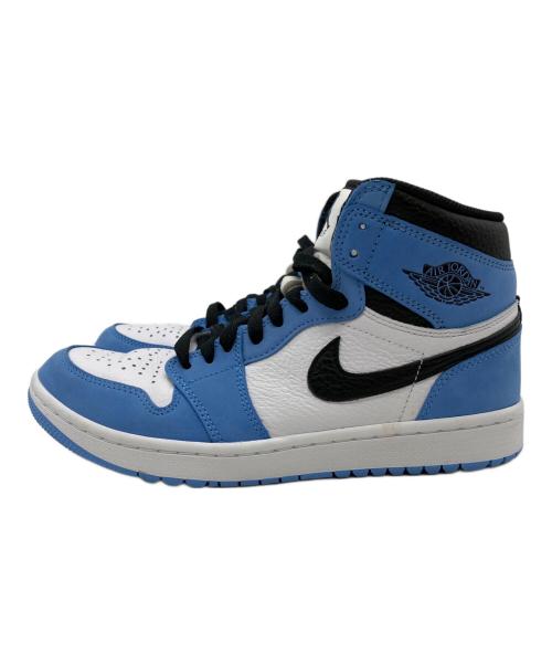 NIKE（ナイキ）NIKE (ナイキ) AIR JORDAN 1 HIGH GOLF BLUE ホワイト×ブルー サイズ:26cmの古着・服飾アイテム
