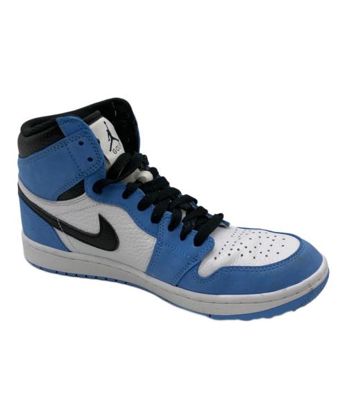 NIKE（ナイキ）NIKE (ナイキ) AIR JORDAN 1 HIGH GOLF BLUE ホワイト×ブルー サイズ:26cmの古着・服飾アイテム