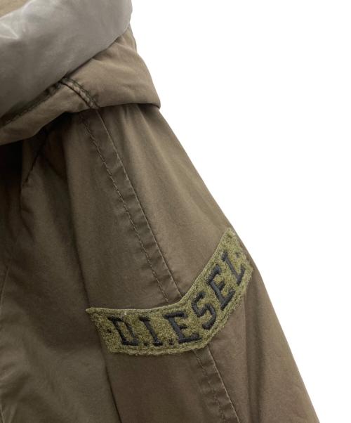 DIESEL（ディーゼル）DIESEL (ディーゼル) ダウンジャケット カーキ サイズ:Mの古着・服飾アイテム