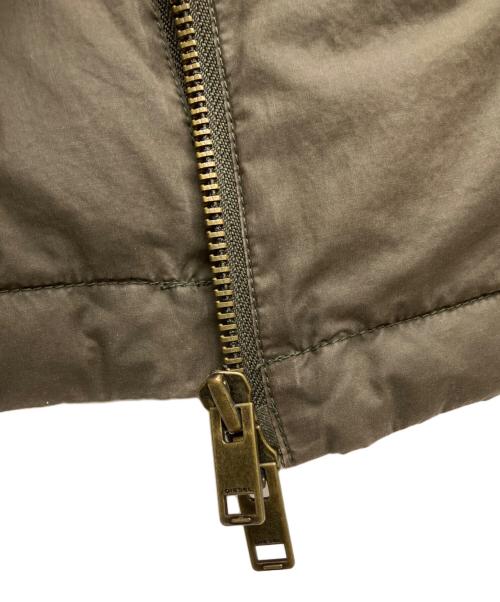 DIESEL（ディーゼル）DIESEL (ディーゼル) ダウンジャケット カーキ サイズ:Mの古着・服飾アイテム
