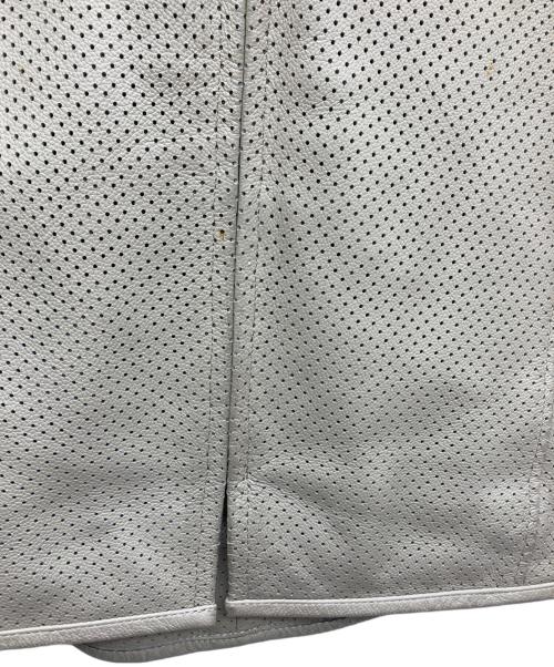 KADOYA（カドヤ）KADOYA (カドヤ) パンチングレザージャケット ベージュ サイズ:SIZE Lの古着・服飾アイテム