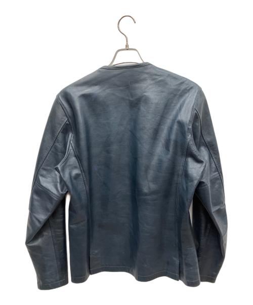 HAROLD'S GEAR（ハロルズギア）HAROLD'S GEAR (ハロルズギア) レザージャケット ネイビー サイズ:SIZE Lの古着・服飾アイテム