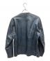 HAROLD'S GEAR (ハロルズギア) レザージャケット ネイビー サイズ:SIZE L：8000円