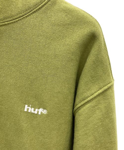 HUF（ハフ）HUF (ハフ) プルオーバーパーカー グリーン サイズ:Sの古着・服飾アイテム