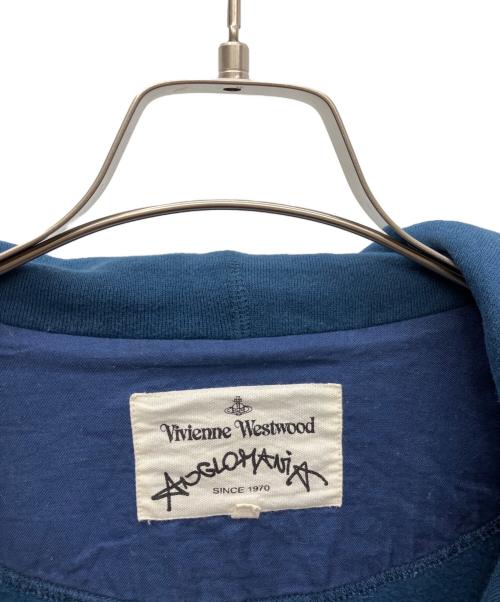 Vivienne Westwood ANGLOMANIA（ヴィヴィアンウエストウッドアングロマニア）VIVIENNE WESTWOOD ANGLOMANIA (ヴィヴィアンウエストウッドアングロマニア) ジップパーカー ブルー サイズ:SIZE 38の古着・服飾アイテム
