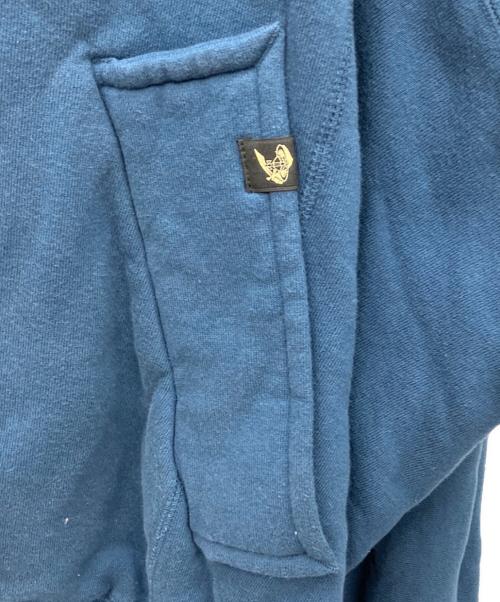 Vivienne Westwood ANGLOMANIA（ヴィヴィアンウエストウッドアングロマニア）VIVIENNE WESTWOOD ANGLOMANIA (ヴィヴィアンウエストウッドアングロマニア) ジップパーカー ブルー サイズ:SIZE 38の古着・服飾アイテム