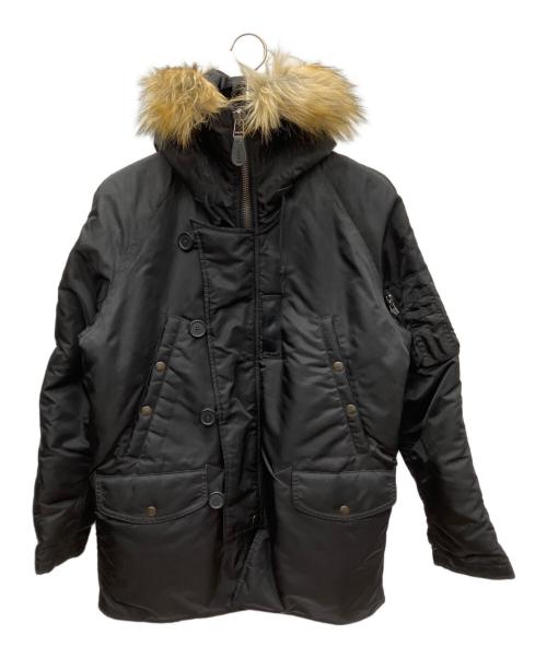AVIREX（アヴィレックス）AVIREX (アヴィレックス) N-3B フライトジャケット ブラック サイズ:Mの古着・服飾アイテム