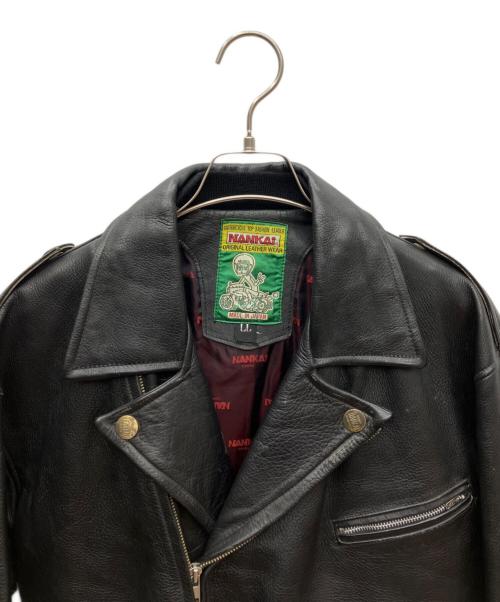 NANKAI（ナンカイ）NANKAI (ナンカイ) ライダースジャケット ブラック サイズ:LLの古着・服飾アイテム