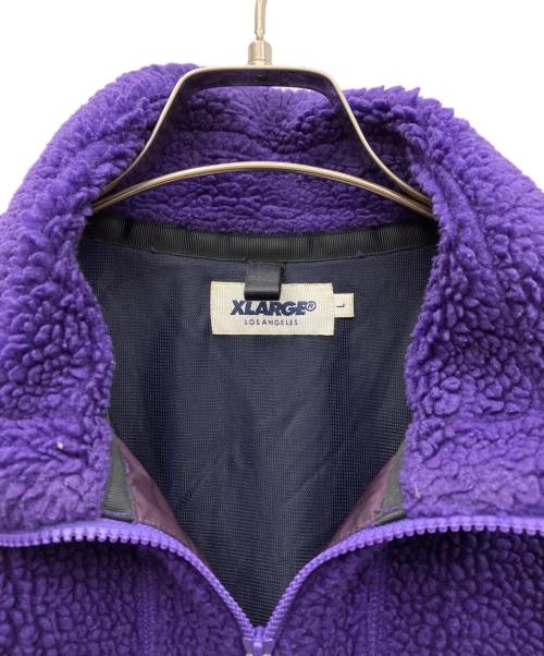 X-LARGE（エクストララージ）X-LARGE (エクストララージ) フリースジャケット パープル サイズ:Lの古着・服飾アイテム