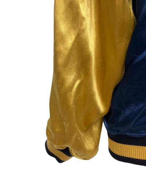 AVIREX（アヴィレックス）AVIREX (アヴィレックス) スカジャン ネイビー×イエロー サイズ:XLの古着・服飾アイテム