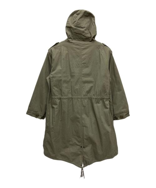 HOUSTON（ヒューストン）HOUSTON (ヒューストン) モッズコート オリーブ サイズ:MEDIUM REGULARの古着・服飾アイテム