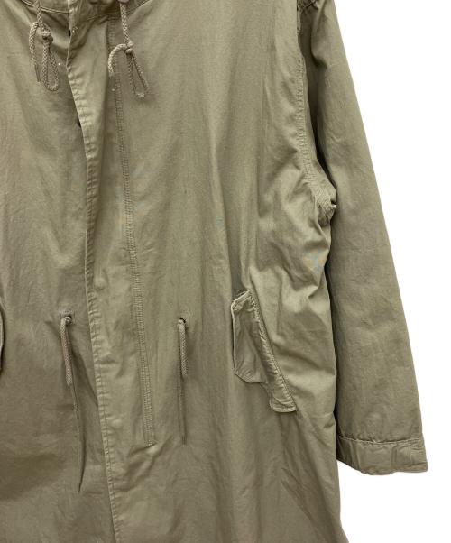 HOUSTON（ヒューストン）HOUSTON (ヒューストン) モッズコート オリーブ サイズ:MEDIUM REGULARの古着・服飾アイテム